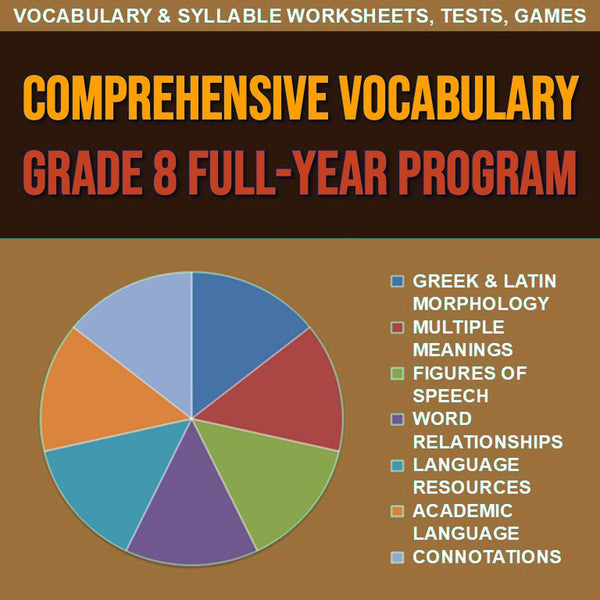 Comprehensive Vocabulary Grade 8