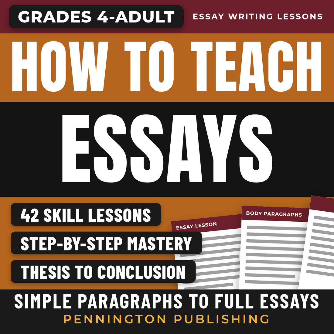 How to Teach Essays cover
