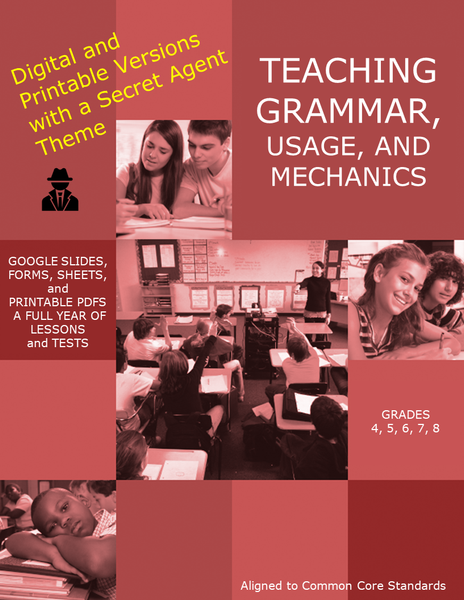 Print + Digital Fourth and Fifth Grade Grammar Activities