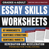 Essay Skills Worksheets