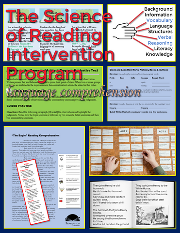 The Science of Reading Intervention Program: Language Comprehension